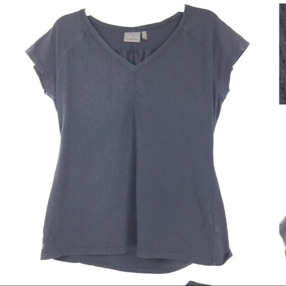 Athleta Vida Transdry Cap Sleeve V-Neck T-Shirt